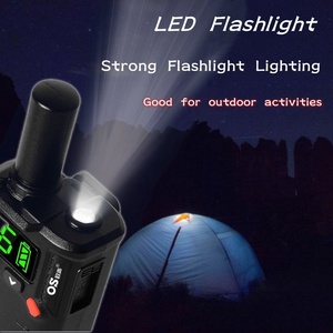 Walkie Talkie Ptt portátil E23 con pantalla Led, linterna, radio de jamón más pequeña para Chase Climb Hotel Restaurant Trolling - Product Image 5