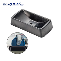 VEROGO Cale de roue en caoutchouc de 9 pouces, robuste, antidérapante et résistante à l'usure, pour meubles, chaise de bureau, camping-car, remorque