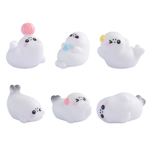Dp Mini Seal Figurines Resin Cartoon Aquarium Decorations Ornaments For <b>Fish</b> <b>Tank</b> Display - Product Image 5