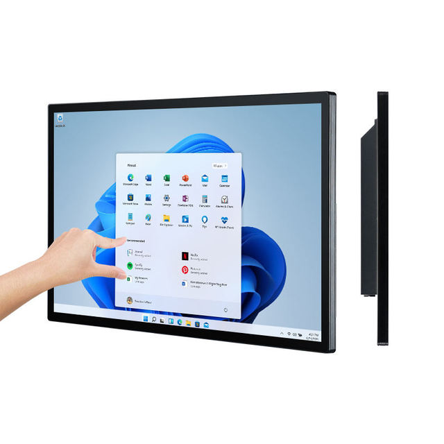 15.6-65 Inch Wall Mount Capacitive Touchscreen Monitor IP65 Waterproof Industrial Grade Android Win10/Win11 1080P 60-75Hz CE/FCC