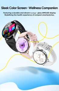 Montre connectée MT119, écran AMOLED 1,32'', moniteur de fréquence cardiaque ECG, appels Bluetooth, étanche IP67, montre connectée de fitness - Product Image 4