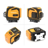 Offre Spéciale – Niveau laser croisé rotatif automatique 3D vert 360° à 12 lignes, auto-nivelant, précision 2 mm/7 m, portée 0-20 m