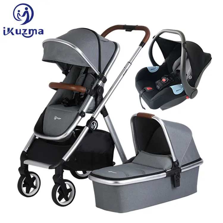 Europese Best Selling Hot Mom Baby Kinderwagen Luxe Kinderwagen 3 In 1