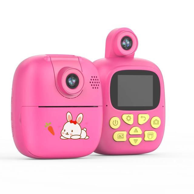 2026 Best Gift Children Camera with Printing Instant Toys for Kids Thermal Barcode Printer Instant Photo Camera Kids
