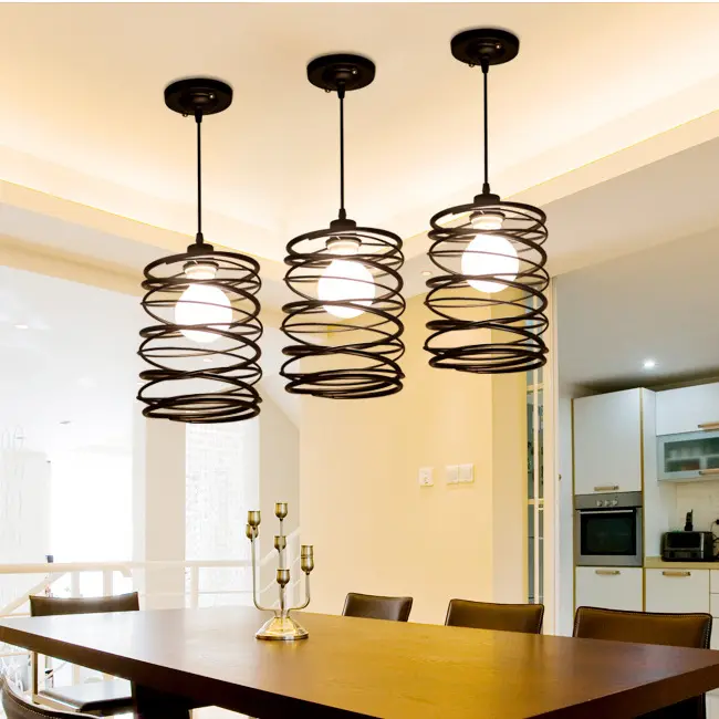 Классический дизайн металлические подвесные светильники короткие подвесные светильники