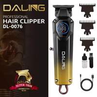 Tondeuse à cheveux électrique professionnelle rechargeable DALING 0076, coupe-cheveux sans fil, nouvelle tondeuse à cheveux pour salon
