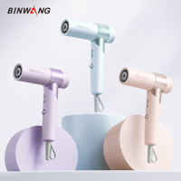 Secador de Pelo Iónico Profesional Binwang de 1200W y Alta Velocidad, 110,000 RPM, Plegable con Tecnología Plasma, para Autocaravanas, Hoteles y Uso en Exteriores