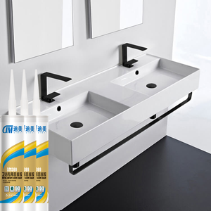 Sigillante Siliconico Bianco Impermeabile Anti-Muffa, Adesivo Sigillante Resistente Anti-Fungino per Sanitari Commerciali e Vetrate - Product Image 6