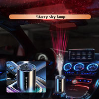 Diffuseur de parfum portable automatique pour voiture, en alliage d'aluminium, à extrait végétal, avec fonction de pulvérisation, modèle Ciel Étoilé, produit phare TikTok