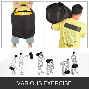 Sac de sable de sport KWO 1000D en nylon pour exercices multifonctionnels, renforcement musculaire, yoga, entraînement des épaules, avec logo personnalisé - Product Image 3