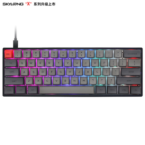 Clavier de jeu mécanique filaire <span class=keywords><strong>GK</strong></span> 61x mini portable à 60% en vente chaude - Product Image 6