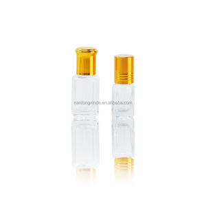 Bán Buôn Rỗng Hình Chữ Nhật 15Ml 30Ml 50Ml 100Ml Vuông Thủy Tinh Cuộn Trên Chai Tinh Dầu Mắt Con Lăn Chai Với Nắp - Product Image 6