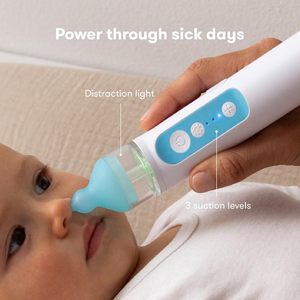 Aspirateur nasal électrique pour bébé, nettoyeur de sinus Frida avec étui pour nourrissons et tout-petits - Product Image 4