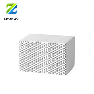 Alumine Zhongci, mullite, échangeur de chaleur monolithe en nid d'abeille en céramique de cordiérite pour RTO 150*150*150/300mm - Product Image 1