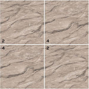 Carreaux de sol antidérapants au design moderne, polis et brillants 600X600 MM, assortis en bout pour l'intérieur des villas, dernière arrivée - Product Image 1