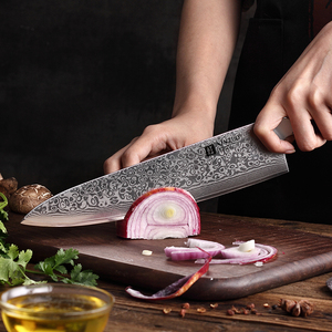 <span class=keywords><strong>Couteau</strong></span> <span class=keywords><strong>de</strong></span> chef <span class=keywords><strong>de</strong></span> cuisine en acier <span class=keywords><strong>Damas</strong></span> à 67 couches, manche en bois <span class=keywords><strong>de</strong></span> rose <span class=keywords><strong>japonais</strong></span> <span class=keywords><strong>haut</strong></span> <span class=keywords><strong>de</strong></span> <span class=keywords><strong>gamme</strong></span> <span class=keywords><strong>de</strong></span> 10 pouces - Product Image 2