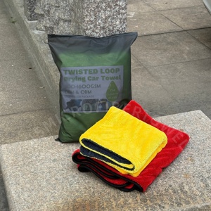 OEM/ODM Drying Non-woven Microfibra 1200gsm <b>Microfiber</b> <b>Towel</b> Car High Quality Twisted Loop <b>Microfiber</b> Car Drying <b>Towel</b> for Car - Product Image 1