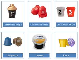 Máquina empacadora de cápsulas de café Nespresso con forma personalizada automática de tipo rotativo, llenado y sellado - Product Image 4