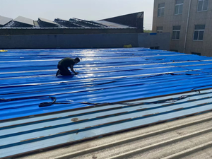 Membrane d'étanchéité autocollante pour tuiles de toit, matériau d'isolation en nanopolymère imperméable, prévient les fuites des toits métalliques - Product Image 5