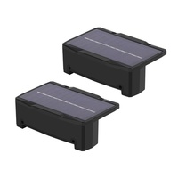 Applique murale solaire LED d'extérieur RVB haute luminosité IP65 étanche pour éclairage décoratif de patio de jardin