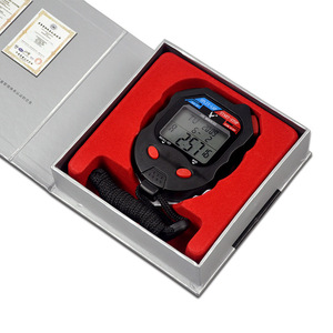 Tianfu Electronic Stopwatch Pc100 Large Display 3 Row 100 Memory Chronograph Unisex Timing Device - Product Image 1