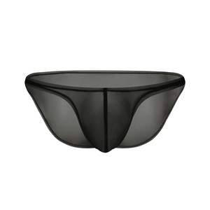 Ultra dünne transparente Eisseiden-Slips für Herren U-förmige konvexe Nylon-Hüfte mit niedriger, sexy, atmungsaktiver Unterwäsche, bequeme Passform - Product Image 4