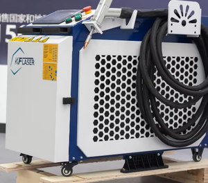 Handheld Pulsed Laser Welding <b>Machine</b> with External Wire Feeder, Air-Cooled Metal Stainless Steel Fiber Laser - Product Image 1