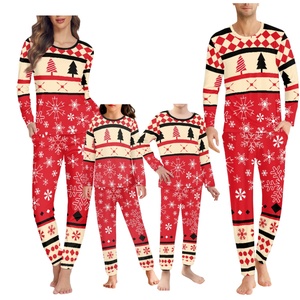 Conjunto de Pijamas de Natal para Família com Estampa de Roupas de Dormir de Manga Longa para Homens, Mulheres e Crianças - Product Image 5