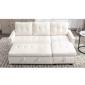 Sofá cama convertible de alta calidad, estilo europeo moderno, para sala de estar y dormitorio, mueble cómodo con almacenamiento - Product Image 3
