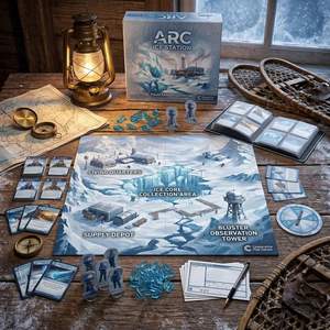 Étui magnétique à rabat avec compartiment secret, jeu de société d'exploration interactive tactile sur le thème des cartes et jetons vintage - Product Image 1
