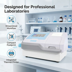 Professioneller Vollautomatischer Mikroplatten-Leser / ELISA-Analysator für 96- und 48-Well-Platten, Verwendet in Klinischen Laboren und der Lebenswissenschaftlichen Forschung - Product Image 4