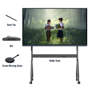 Layar Sentuh Interaktif Android OPS Dual System 86'' untuk Pengajaran di Ruang Kelas Cerdas dan Ruang Rapat Video Conference - Product Image 3