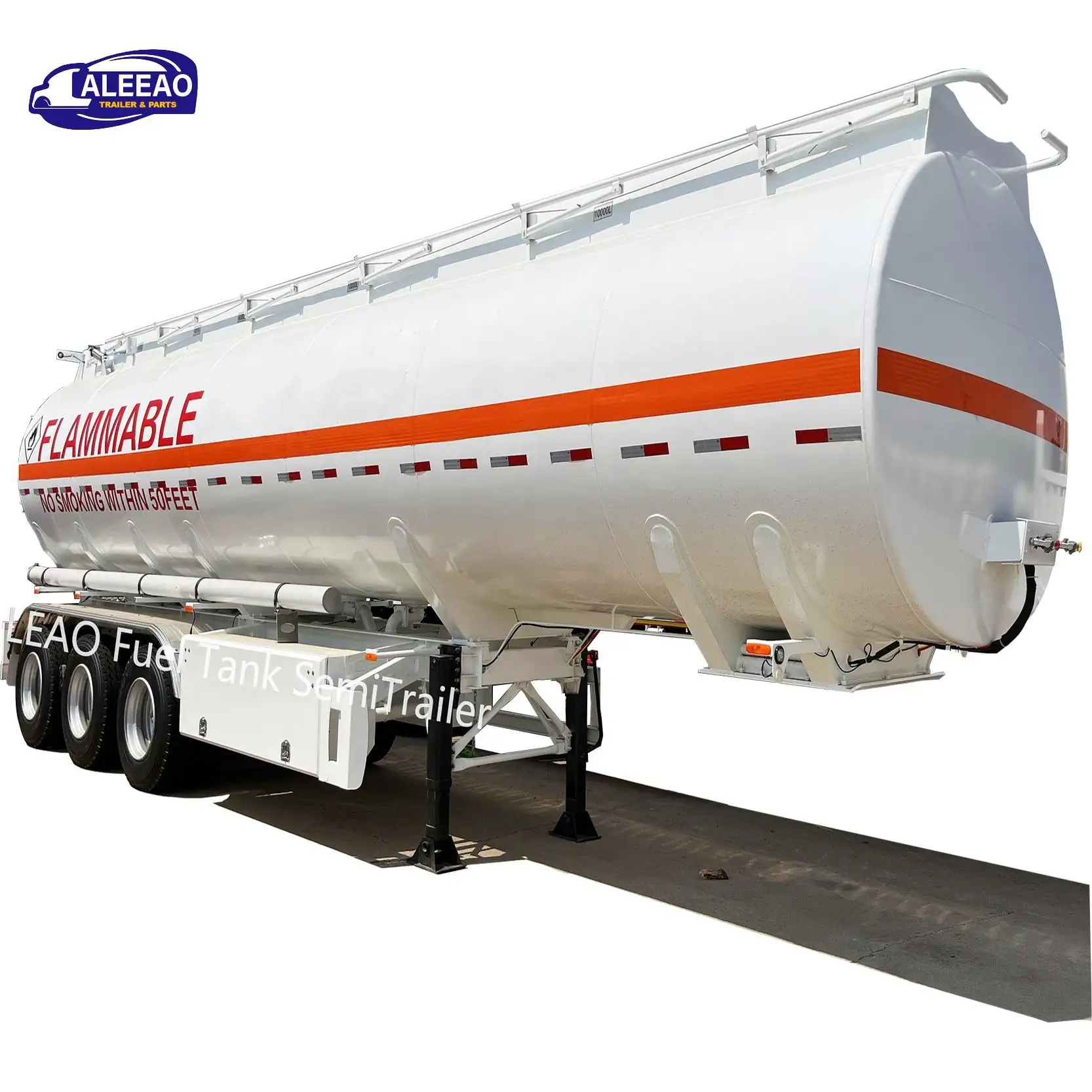 3 axle aluminum oil tank semi trailer 4000l capacity tanker 10000 gallon crude with bestar price