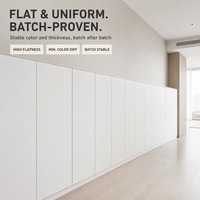 Panneau MDF standard de qualité E1 1220x2440mm, panneau de fibres à densité moyenne sûr pour l'intérieur, pour la décoration et les meubles