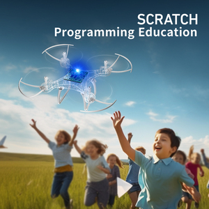 DWI Toys Educación <span class=keywords><strong>Drone</strong></span> Curso de enseñanza Control de computadora Programación gráfica Quadcopter Avión de entrenamiento para niños - Product Image 2