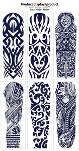 Adesivi per Tatuaggi Temporanei a Tema Erbe e Colori Artistici, Impermeabili e Resistenti al Sudore, Design Moderno e Semplice per Body Art - Product Image 5