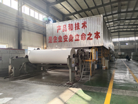 Máquina de fabricación de papel higiénico, línea de producción, planta de reciclaje de papel tisú, 2400