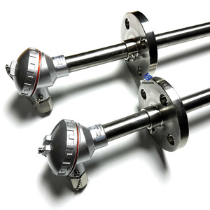 Capteur de température de montage à bride réglable <span class=keywords><strong>Vinson</strong></span> Aisi 446 matériau WRN-131/231/336/430 Sonde capteur thermocouple de type K - Product Image 1