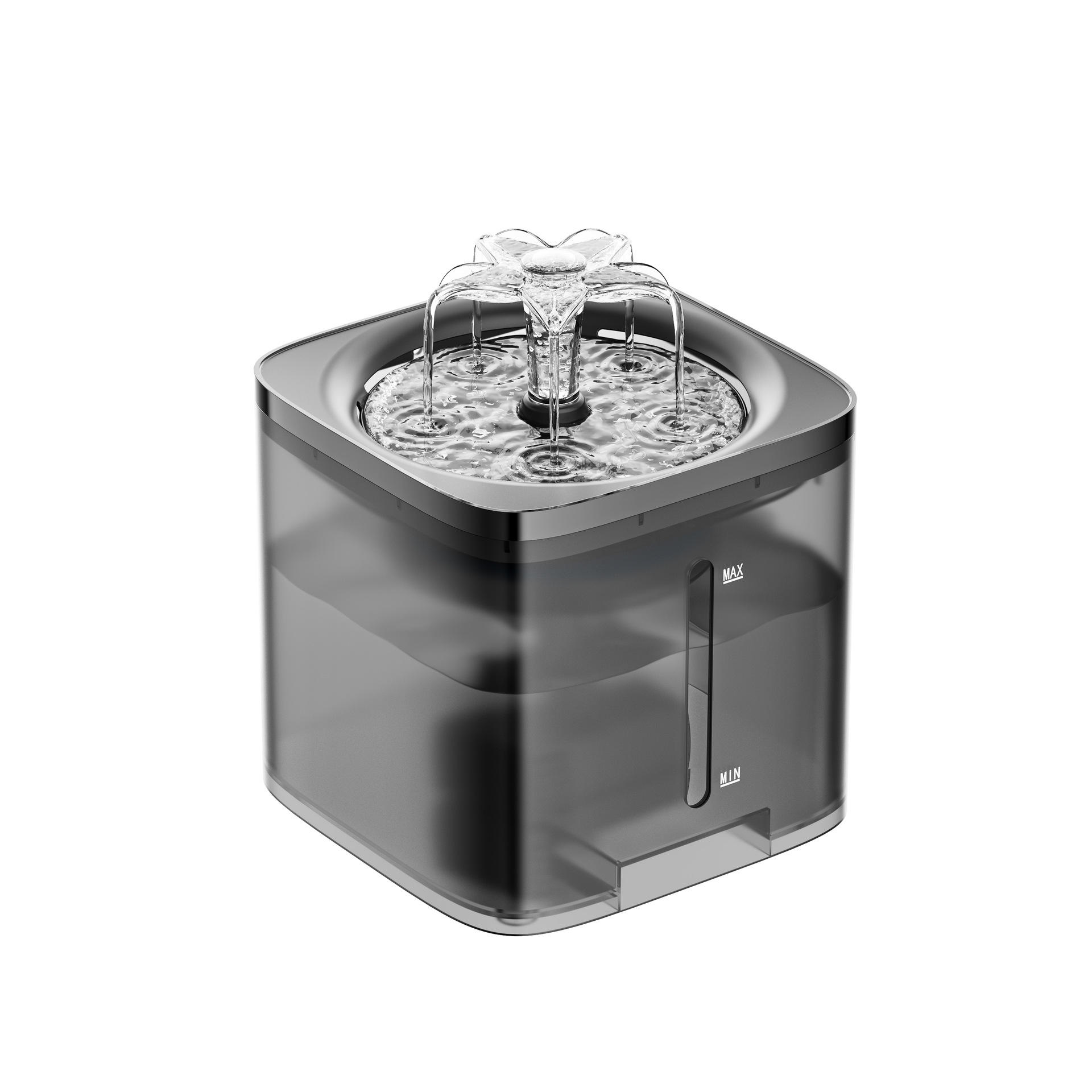 สีเทาฝ้าโปร่งใสและกึ่งโปร่งใส