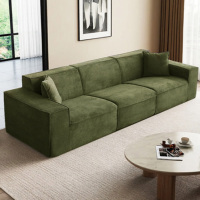 Sofá Modular Seccional para Sala de Estar, Moderno, Combinado, de Esponja de Alta Densidad Comprimida al Vacío, para Apartamento