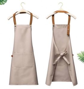 High Quality Plain Cotton Waterproof Chef Cooking Custom Logo Printing <b>Aprons</b> - Product Image 3