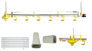 Nuevo Bebedero Automático <span class=keywords><strong>de</strong></span> Alta Calidad 100% PP No Tóxico <span class=keywords><strong>para</strong></span> Pollos, con Boca Ancha y <span class=keywords><strong>Tetina</strong></span> Cruzada <span class=keywords><strong>para</strong></span> Uso en Seco/Húmedo - Product Image 6