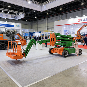 <span class=keywords><strong>Platform</strong></span> Angkat Teleskopik Hidrolik Mesin Diesel Berkualitas Tinggi Baru, <span class=keywords><strong>Platform</strong></span> Ketinggian Tinggi yang Dapat Dipindahkan, Tinggi Maksimum 22m, Lengan Engkol Roda - Product Image 1