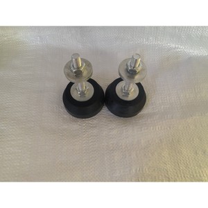 Pieds amortisseurs en caoutchouc réglables avec vis galvanisée M10 pour machines et équipements électriques - Product Image 2
