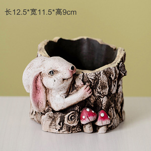 JM Vasi da Tavolo Classici Coreani Dipinti a Mano con Fiori Selvatici Assortiti, Vasi per Piante Succulente Vive da <span class=keywords><strong>Giardino</strong></span> - Product Image 3