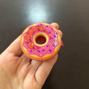 ISMAN 5g Contenants de baume à lèvres en forme de donut mignons pour enfants, étuis à rouge à lèvres créatifs vides pour petites filles, pots cosmétiques fantaisie doux - Product Image 6
