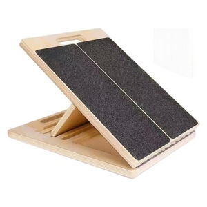 Planche de tension en bois Dispositif de tension incliné réglable pliant à usage domestique pour étirer les muscles du mollet - Product Image 2