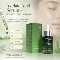 Sérum à 10 % d'acide azélaïque et niacinamide, acide hyaluronique, sérum facial hydratant, illuminateur et minimiseur de pores pour le visage