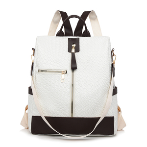 <span class=keywords><strong>Sac</strong></span> <span class=keywords><strong>à</strong></span> main <span class=keywords><strong>à</strong></span> bandoulière <span class=keywords><strong>convertible</strong></span> de grande capacité pour femmes <span class=keywords><strong>sac</strong></span> <span class=keywords><strong>à</strong></span> <span class=keywords><strong>dos</strong></span> en cuir PU imperméable avec fermeture <span class=keywords><strong>à</strong></span> glissière Style <span class=keywords><strong>à</strong></span> la mode - Product Image 4