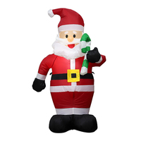 120CM/4 M Grande Lumineux lumières De Noël en plein air santa claus Gonflable Décoration avec Construire-dans LED Blow Up pour Xmas Party